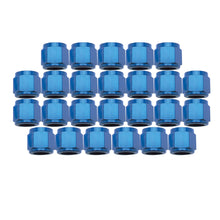 Load image into Gallery viewer, Russell Performance BULK #3 TUBE COUPLING NUT BLUE ANODIZE
