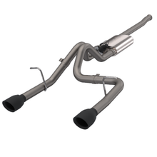 Load image into Gallery viewer, QTP 2018+ Jeep Wrangler JL 304SS Screamer Cat-Back Exhaust 4DR w/4in Black Tips
