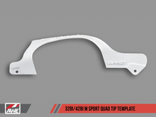 Load image into Gallery viewer, AWE Tuning BMW F3X 428i M Sport Quad Tip Marking Template
