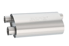 Load image into Gallery viewer, Borla Universal Pro-XS Muffler Oval 3in Inlet/ 2.5in Dual Outlet Transverse Flow Notched Muffler
