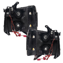 Load image into Gallery viewer, Oracle Lighting 07-13 Chevrolet Silverado Pre-Assembled LED Halo Headlights (Round Style) -UV/Purple
