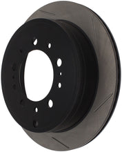 Load image into Gallery viewer, StopTech Power Slot 08-09 Lexus LX450/470/570 / 07-09 Toyota Tundra Slotted Left Rear Rotor
