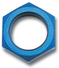 Load image into Gallery viewer, Russell Performance -3 AN Bulkhead Nuts 3/8in -24 Thread Size (Blue)
