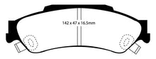 Load image into Gallery viewer, EBC 98-05 Chevrolet Blazer 4.3 2WD Greenstuff Rear Brake Pads
