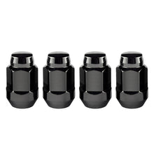 Load image into Gallery viewer, McGard Hex Lug Nut (Cone Seat Bulge Style) 1/2-20 / 3/4 Hex / 1.45in. Length (4-pack) - Black
