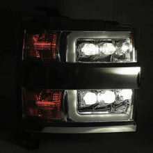 Load image into Gallery viewer, AlphaRex 15-18 Chevy 2500HD NOVA LED Proj Headlights Plank Style Black w/Activ Light/Seq Signal/DRL

