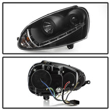 Load image into Gallery viewer, Spyder Volkswagen GTI 06-09/Jetta 06-09 Xenon/HID Model Only - DRL Black PRO-YD-VG06-HID-DRL-BK
