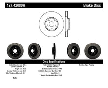 Load image into Gallery viewer, StopTech 06-07 350Z / 05-07 G35 exp Sport/ 06-07 G35X SportStop Slotted &amp; Drilled Front Right Rotor
