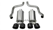 Load image into Gallery viewer, Corsa Black Xtreme Axle-Back Exhaust w/Dual Black 3.5in Tips 09-13 Chevrolet Corvette C6 6.2L V8
