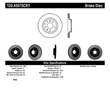 Load image into Gallery viewer, Stoptech 06-15 Mazda Miata MX-5 Front Premium Cryostop Brake Rotor
