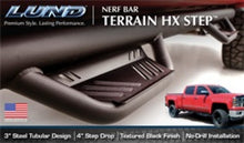 Load image into Gallery viewer, Lund 15-17 Dodge Ram 1500 Quad Cab (Built After 7/1/15) Terrain HX Step Nerf Bars - Black
