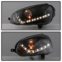 Load image into Gallery viewer, Spyder Volkswagen GTI 06-09/Jetta 06-09 Halogen Model Only - DRL Black PRO-YD-VG06-DRL-BK
