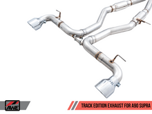 Load image into Gallery viewer, AWE Tuning 2020 Toyota Supra A90 Track Edition Exhaust - 5in Chrome Silver Tips
