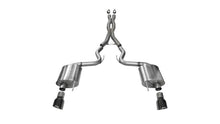 Load image into Gallery viewer, Corsa 2015 Ford Mustang GT 5.0 3in Cat Back Exhaust Black Dual Tips (Sport)
