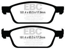 Load image into Gallery viewer, EBC 13+ Ford Escape 1.6 Turbo 4WD Ultimax2 Front Brake Pads
