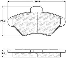 Load image into Gallery viewer, StopTech Performance 94-98 Ford Mustang / 93-97 Thunderbird / 93-97 Mercury Cougar Front Brake Pads

