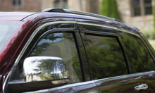 Load image into Gallery viewer, AVS 21-22 Jeep Grand Cherokee Ventvisor Low Profile Deflectors 4pc - Smoke w/Chrome Trim
