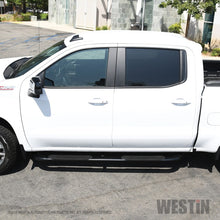 Load image into Gallery viewer, Westin 2019 Chevrolet Silverado/Sierra 1500 Crew Cab Platinum 4 Oval Nerf Step Bars - Black
