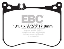 Load image into Gallery viewer, EBC 14+ Mercedes-Benz S550 4.7 Twin Turbo AMG Sport Pkg Yellowstuff Front Brake Pads
