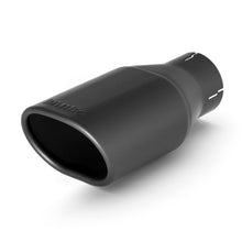 Load image into Gallery viewer, Banks Power Tailpipe Tip Kit - SS Obround Angle Cut - Black - 2.5in Tube 3.13in X 3.75in X 11in
