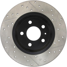 Load image into Gallery viewer, StopTech Power Slot 09-10 Audi A4/A4 Quattro / 08-10 A5 / 10 S4 Rear Right Drilled &amp; Slotted Rotor

