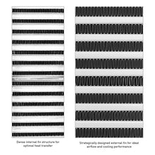 Load image into Gallery viewer, Mishimoto Universal Carbon Fiber Intercooler - Matte Tanks - 525mm Silver Core - S-Flow - C V-Band

