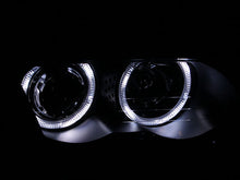 Load image into Gallery viewer, ANZO 1999-2001 BMW 3 Series E46 Projector Headlights w/ Halo Black (CCFL)
