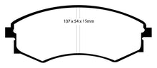 Load image into Gallery viewer, EBC 92-95 Hyundai Elantra 1.6 Greenstuff Front Brake Pads
