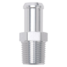 Load image into Gallery viewer, Edelbrock Hose End Straight 1/2In NPT to 5/8In Barb Clear Anodize

