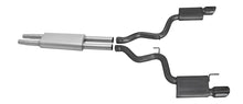 Load image into Gallery viewer, Gibson 15-17 Ford Mustang V6 3.7L 3in Cat-Back Dual Exhaust - Black Elite (Ceramic)
