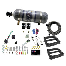 Load image into Gallery viewer, Nitrous Express Dual Dom/Gas Nitrous Kit (100-500HP) w/Composite Bottle
