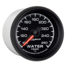 Load image into Gallery viewer, Autometer ES 52.4mm 100-260 deg. F Water Temprature Gauge
