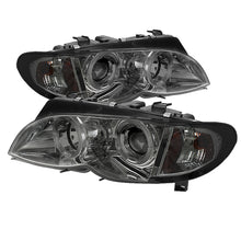 Load image into Gallery viewer, Spyder BMW E46 3-Series 02-05 4DR Projector Headlights 1PC LED Halo Smke PRO-YD-BMWE4602-4D-AM-SM
