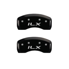 Load image into Gallery viewer, MGP 4 Caliper Covers Engraved Front Acura Rear ILX Black Finish Silver Char 2017 Acura ILX
