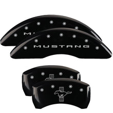 Load image into Gallery viewer, MGP Rear set 2 Caliper Covers Engraved Rear 2015/Bar &amp; Pony Yellow finish black ch

