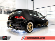 Load image into Gallery viewer, AWE Tuning VW MK7 GTI Touring Edition Exhaust - Diamond Black Tips
