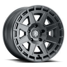 Load image into Gallery viewer, ICON Compass 17x8.5 6x135 6mm Offset 5in BS Satin Black Wheel
