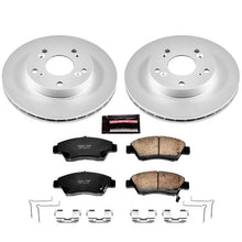 Load image into Gallery viewer, Power Stop 06-11 Honda Civic Front Z17 Evolution Geomet Coated Brake Kit
