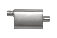 Load image into Gallery viewer, Gibson CFT Superflow Offset/Center Oval Muffler - 4x9x13in/2in Inlet/2.25in Outlet - Stainless
