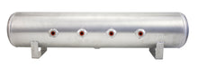 Load image into Gallery viewer, Air Lift 4 Gal Alum Tank - (4) 1/4in Face Ports (2) 3/8in End Ports &amp; 1/4in Drain - 30in L X 6in D
