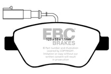 Load image into Gallery viewer, EBC 10-11 Fiat 500 1.4 (Bosch Calipers) Yellowstuff Front Brake Pads
