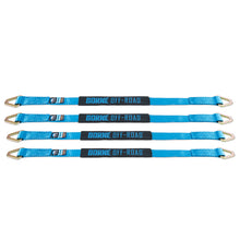 Load image into Gallery viewer, Mishimoto Vehicle Ratchet Tie-Down Kit (4 pack) Blue
