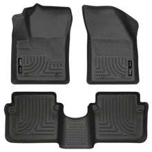 Load image into Gallery viewer, Husky Liners 11-12 Dodge Avenger/Chrysler 200 WeatherBeater Combo Black Floor Liners
