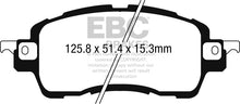 Load image into Gallery viewer, EBC 2016+ Toyota Yaris iA Greenstuff Front Brake Pads
