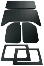 Load image into Gallery viewer, DEI 11-18 Jeep Wrangler JK 4-Door Boom Mat Complete Headliner Kit - 6 Piece - Black Leather Look
