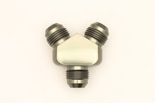 Load image into Gallery viewer, DeatschWerks 8AN Male Flare + 8AN Male Flare To 8AN Male Flare Y-Block Fitting
