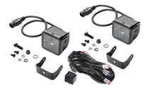 Load image into Gallery viewer, Hella Universal Black Magic 2.7in L.E.D. Cube Kit - Flood Beam
