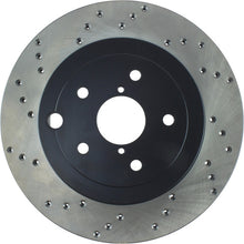 Load image into Gallery viewer, StopTech 08-17 Subaru WRX Cryo Drilled Sport Right Rear Rotor
