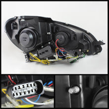 Load image into Gallery viewer, Spyder Mercedes Benz W204 C-Class 12-13 Projector Halogen Model- DRL Blk PRO-YD-MBW20412-DRL-BK
