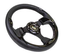Load image into Gallery viewer, NRG Reinforced Steering Wheel (320mm) Blk w/Gloss Black Trim
